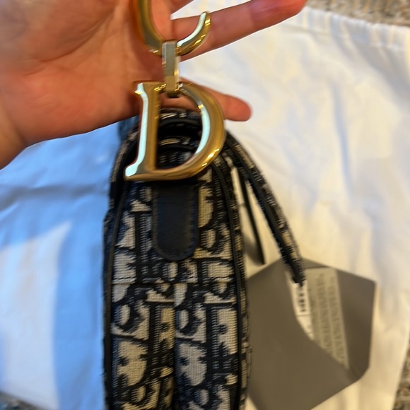 SOLD Dior oblique saddle bag excellent like new condition with box dust and card - Picture 10 of 10